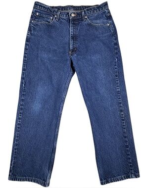 Polo Ralph Lauren Heritage Jeans Mens 36X30 (Fit 34X27) Blue Denim Straight